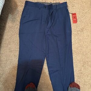 Adolfo Deep Blue Men's Dress Pants